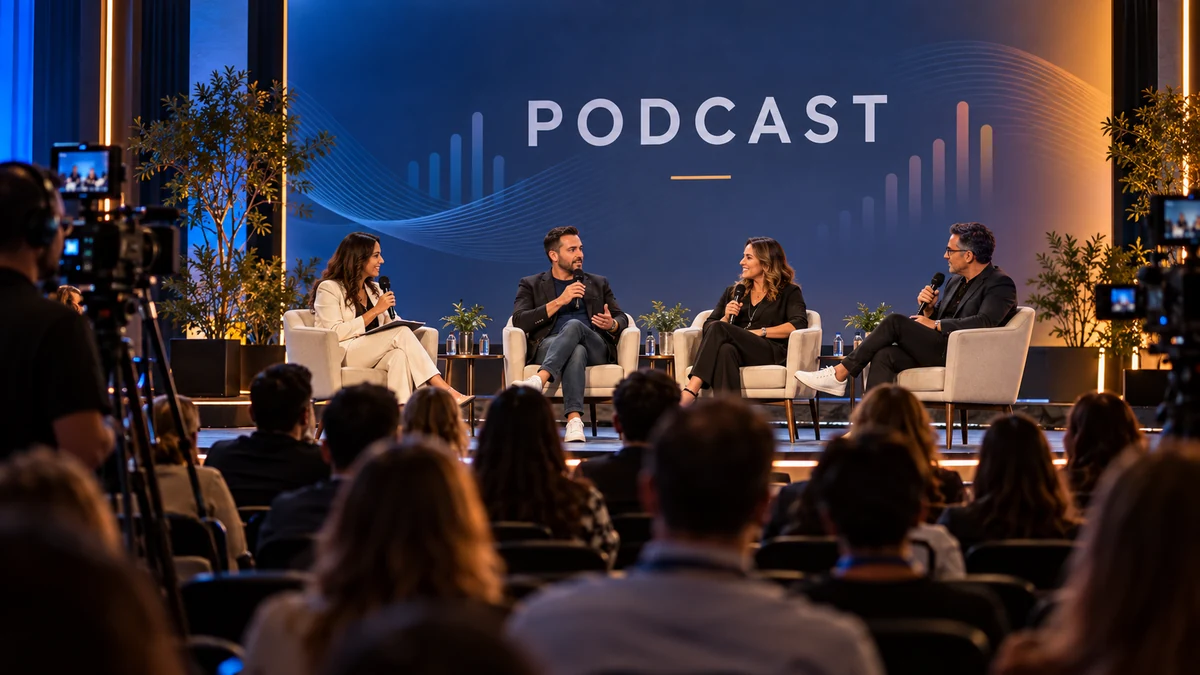 Podcast em congresso e convenção em Recife